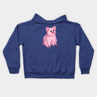 Cute Pink Pig Kids Hoodie